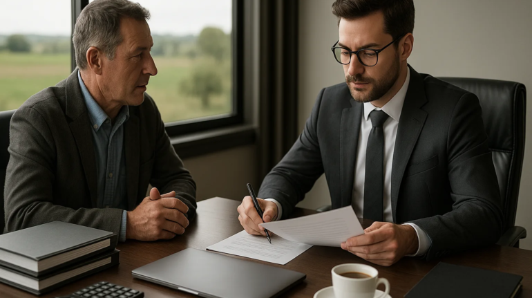 Advogado do agro revisa contratos e ajustes fiscais para CBS e IBS em escritório